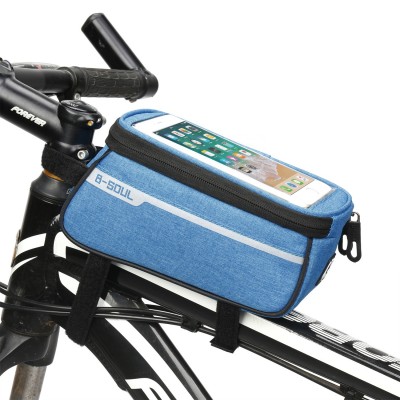 Bike Front Beam Bag Upper Tube Waterproof Mobile Phone Bag Saddle Case Bicycle Bags