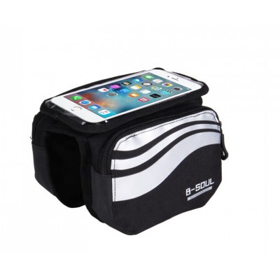 Cheap Front Beam Bag Upper Tube Waterproof Mobile Phone Bag Saddle Case Bicycle Bags