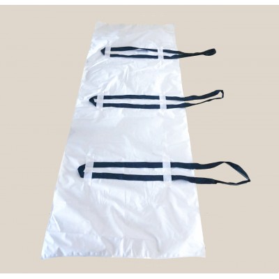 Thick durable PEVA funeral Disposable white Waterproof corpse body Bag for dead bodies