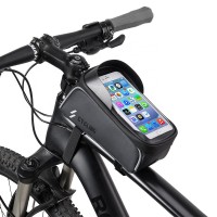 Bicycle mountain bike bag waterproof repellent touch screen upper tube beam bag road mobile phone bags riding equipment