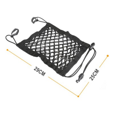 Front Seat  Net Bag General Double Layer Net Storage Bag Multi-functional Seat Storage Bag